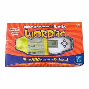 Educational Insights Wordiac English Language Vocabulary Handheld Game Open Box
